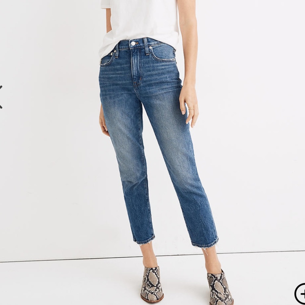 NWT Madewell High Rise Slim Boyjean